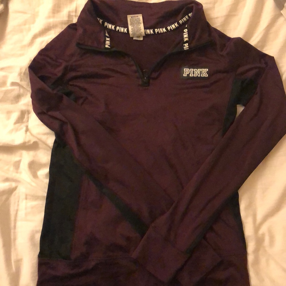 PINK gym half zip